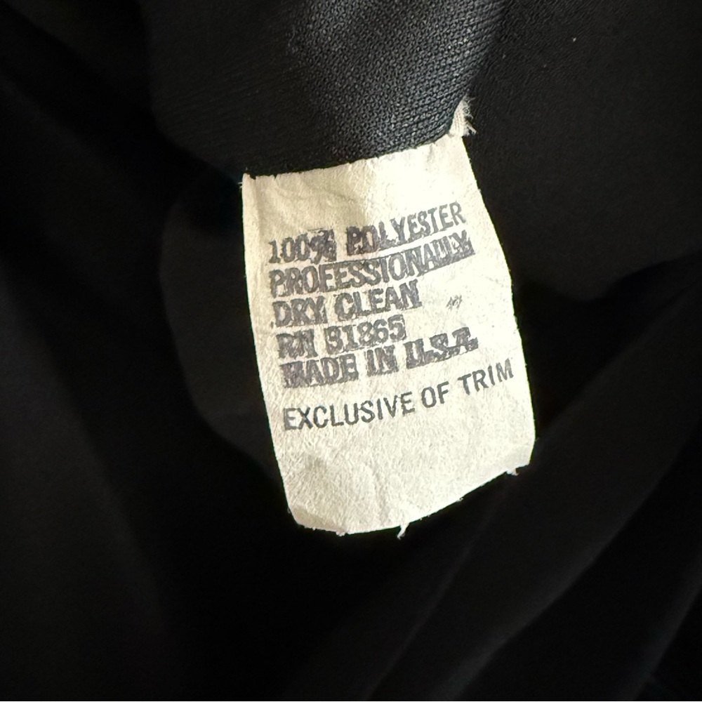 Saks Fifth Avenue Black Sequin and Mesh Twirl Pleat Formal Dress 2x/3x (see Meas - Picture 7 of 15